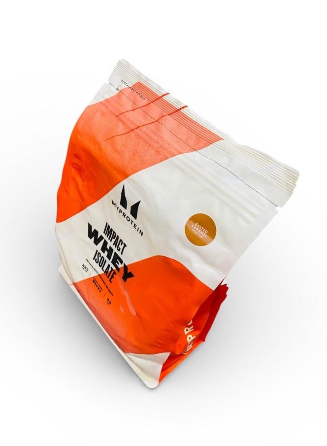 ماي بروتين إمباكت واي أيزوليت – بروتين نقي لدعم بناء العضلات والأداء العالي نكهة الكراميل المملح 1 كجم - Image 4